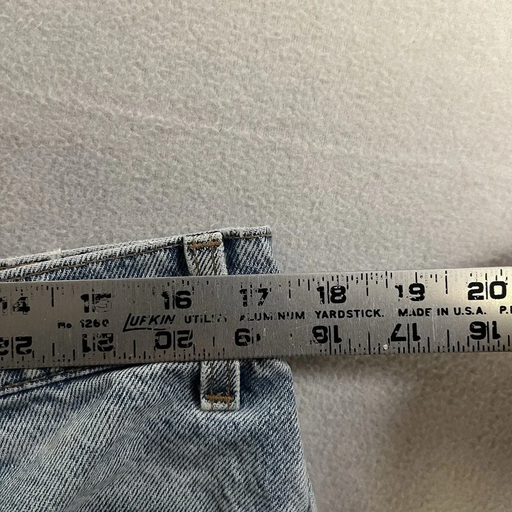 Vintage Levis 505 Jeans Men's 36x30 (Fits 35x29) Blue Orange Tab Light Wash 1995